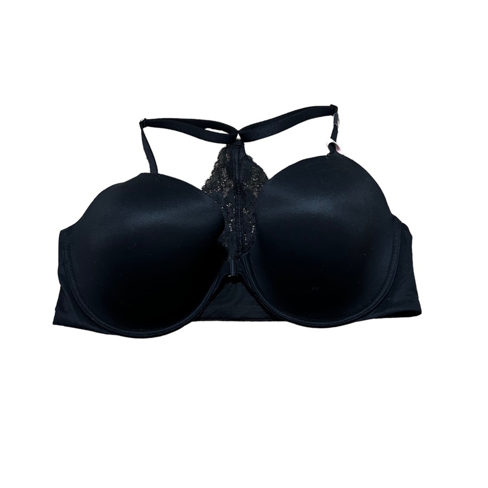 NWT Victoria’s Secret Body by Victoria Black Racerback Bra Lined Demi 36DD